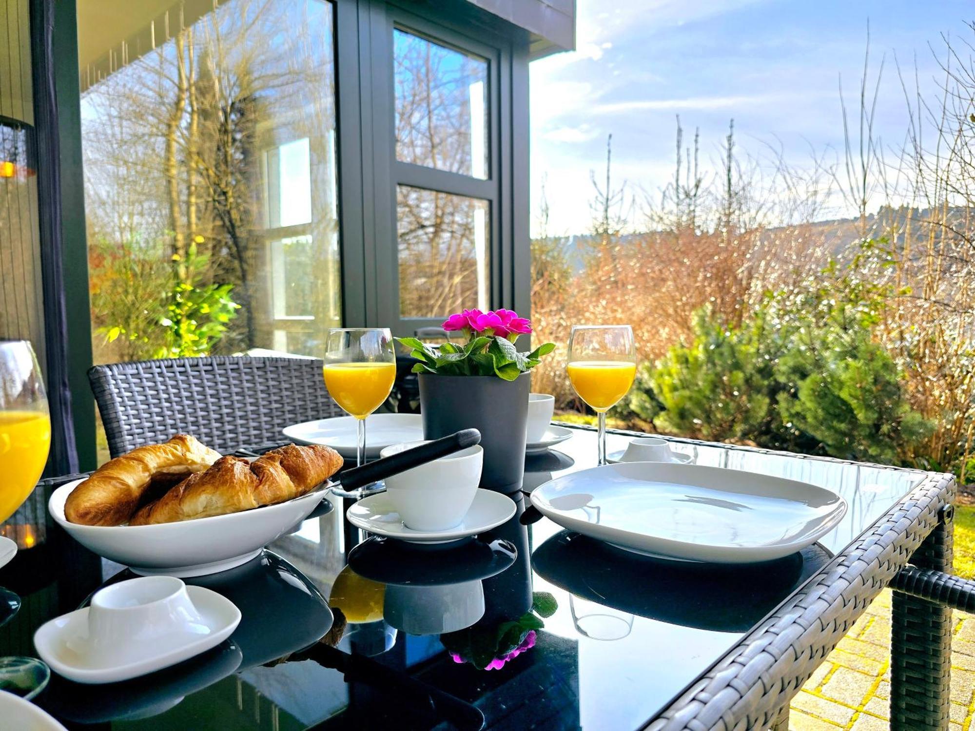 Ferienwohnung Fuchsbau Mit Kamin & Terrasse & Hunde Winterberg Exterior foto